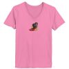 Ladies ComfortSoft® V Neck T Shirt Thumbnail
