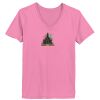 Ladies ComfortSoft® V Neck T Shirt Thumbnail