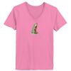 Ladies ComfortSoft® V Neck T Shirt Thumbnail