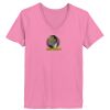 Ladies ComfortSoft® V Neck T Shirt Thumbnail