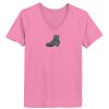 Ladies ComfortSoft® V Neck T Shirt Thumbnail