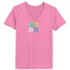 Ladies ComfortSoft® V Neck T Shirt Thumbnail