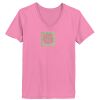 Ladies ComfortSoft® V Neck T Shirt Thumbnail