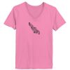 Ladies ComfortSoft® V Neck T Shirt Thumbnail