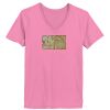 Ladies ComfortSoft® V Neck T Shirt Thumbnail