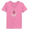 Ladies ComfortSoft® V Neck T Shirt Thumbnail