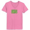 Ladies ComfortSoft® V Neck T Shirt Thumbnail