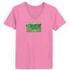 Ladies ComfortSoft® V Neck T Shirt Thumbnail