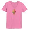 Ladies ComfortSoft® V Neck T Shirt Thumbnail
