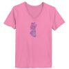 Ladies ComfortSoft® V Neck T Shirt Thumbnail