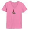Ladies ComfortSoft® V Neck T Shirt Thumbnail