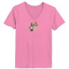 Ladies ComfortSoft® V Neck T Shirt Thumbnail