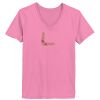 Ladies ComfortSoft® V Neck T Shirt Thumbnail