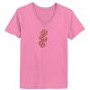 Ladies ComfortSoft® V Neck T Shirt Thumbnail