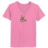 Ladies ComfortSoft® V Neck T Shirt Thumbnail
