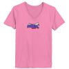 Ladies ComfortSoft® V Neck T Shirt Thumbnail