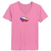 Ladies ComfortSoft® V Neck T Shirt Thumbnail