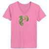 Ladies ComfortSoft® V Neck T Shirt Thumbnail