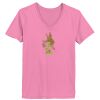 Ladies ComfortSoft® V Neck T Shirt Thumbnail