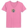 Ladies ComfortSoft® V Neck T Shirt Thumbnail