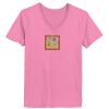 Ladies ComfortSoft® V Neck T Shirt Thumbnail