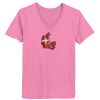 Ladies ComfortSoft® V Neck T Shirt Thumbnail