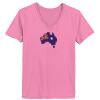 Ladies ComfortSoft® V Neck T Shirt Thumbnail