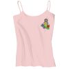 Juniors 1x1 Rib Spaghetti Strap Tank Thumbnail