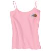 Juniors 1x1 Rib Spaghetti Strap Tank Thumbnail