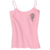 Juniors 1x1 Rib Spaghetti Strap Tank Thumbnail