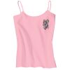 Juniors 1x1 Rib Spaghetti Strap Tank Thumbnail