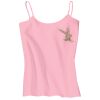 Juniors 1x1 Rib Spaghetti Strap Tank Thumbnail