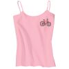Juniors 1x1 Rib Spaghetti Strap Tank Thumbnail