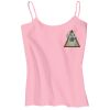 Juniors 1x1 Rib Spaghetti Strap Tank Thumbnail