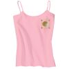Juniors 1x1 Rib Spaghetti Strap Tank Thumbnail
