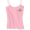 Juniors 1x1 Rib Spaghetti Strap Tank Thumbnail