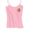 Juniors 1x1 Rib Spaghetti Strap Tank Thumbnail