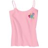 Juniors 1x1 Rib Spaghetti Strap Tank Thumbnail