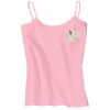 Juniors 1x1 Rib Spaghetti Strap Tank Thumbnail