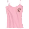 Juniors 1x1 Rib Spaghetti Strap Tank Thumbnail