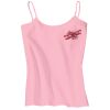 Juniors 1x1 Rib Spaghetti Strap Tank Thumbnail