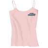 Juniors 1x1 Rib Spaghetti Strap Tank Thumbnail