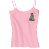 Juniors 1x1 Rib Spaghetti Strap Tank Thumbnail