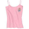 Juniors 1x1 Rib Spaghetti Strap Tank Thumbnail