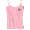 Juniors 1x1 Rib Spaghetti Strap Tank Thumbnail
