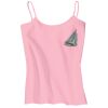 Juniors 1x1 Rib Spaghetti Strap Tank Thumbnail