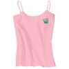 Juniors 1x1 Rib Spaghetti Strap Tank Thumbnail