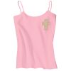 Juniors 1x1 Rib Spaghetti Strap Tank Thumbnail