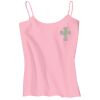 Juniors 1x1 Rib Spaghetti Strap Tank Thumbnail