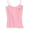 Juniors 1x1 Rib Spaghetti Strap Tank Thumbnail